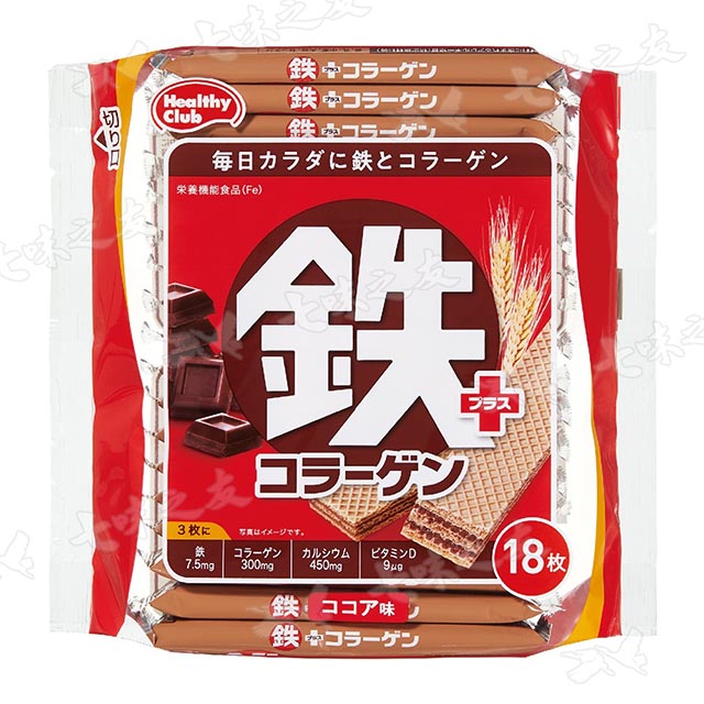 Hamada 營養威化(鐵+膠原)(18P) 127.8g - PChome 24h購物