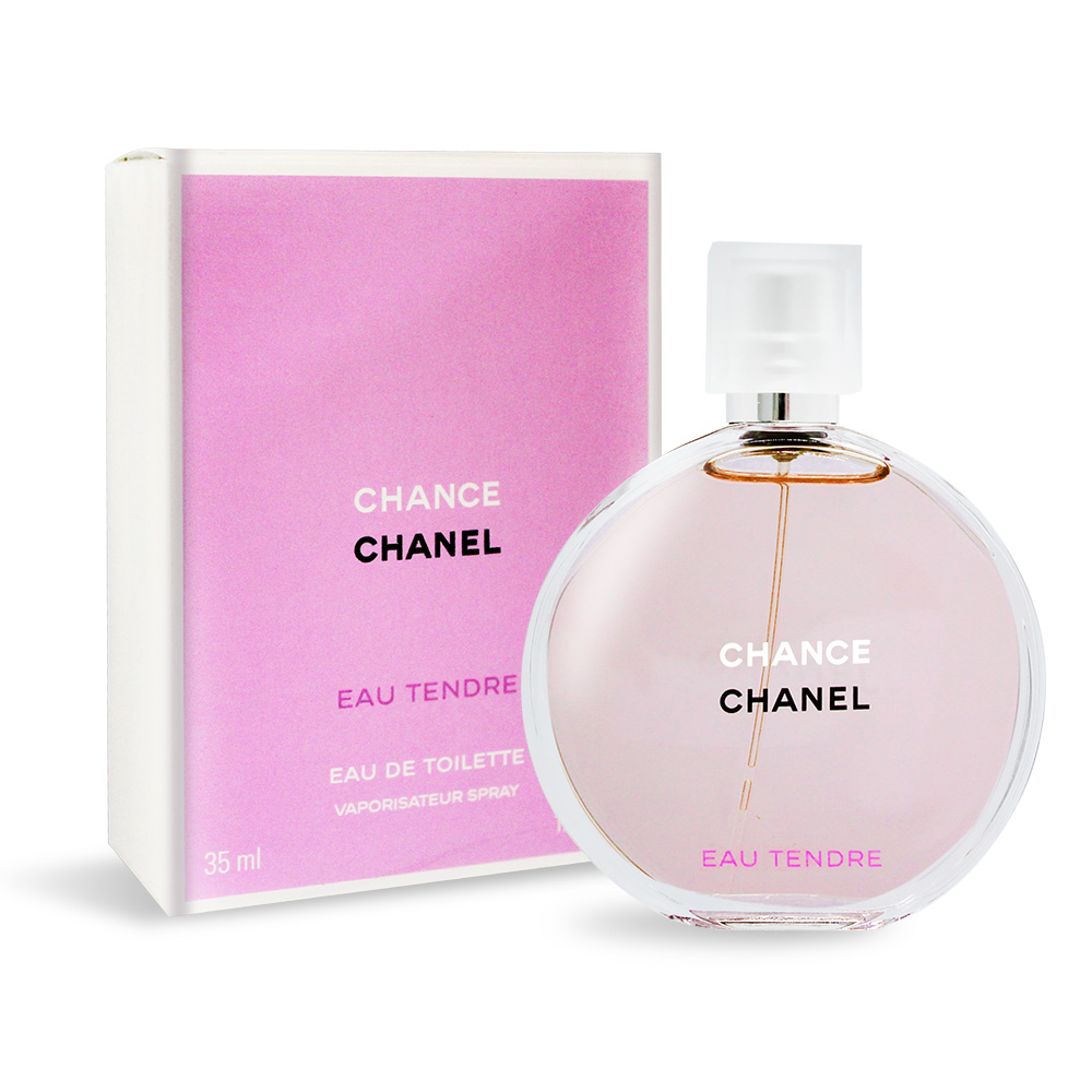 CHANEL 香奈兒CHANCE粉紅甜蜜淡香水Eau Tender(35ml) EDT-國際航空版