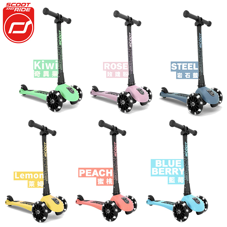 奧地利 Scoot & Ride - Kick3炫輪滑板車-奇異果