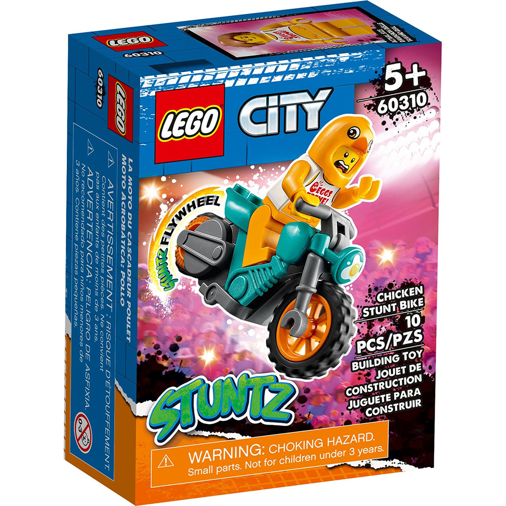 樂高積木 LEGO《 LT60310 》202201 City 城市系列 - Chicken Stunt Bike