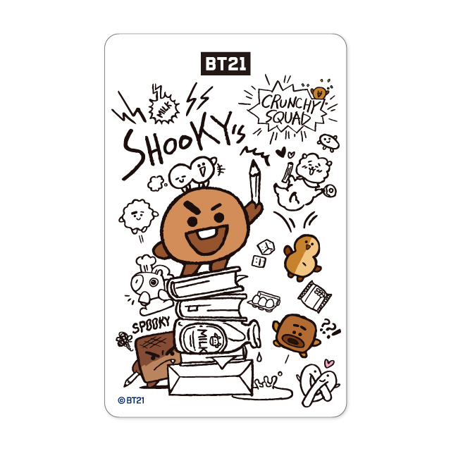 Bt21 Doodle Shooky 一卡通代銷 Pchome 24h購物