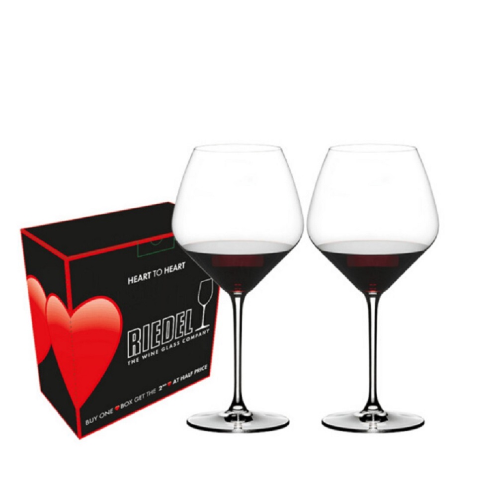 RIEDEL Heart to Heart Juego de copas de Pinot Noir 2 unidades 