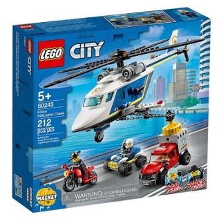【南紡購物中心】 【LEGO 樂高積木】城市 City 系列 - 警察直升機追擊戰60243
