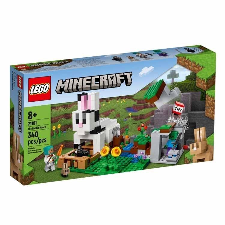 Lego 樂高積木 Minecraft 創世紀系列 兔子牧場 Pchome 24h購物
