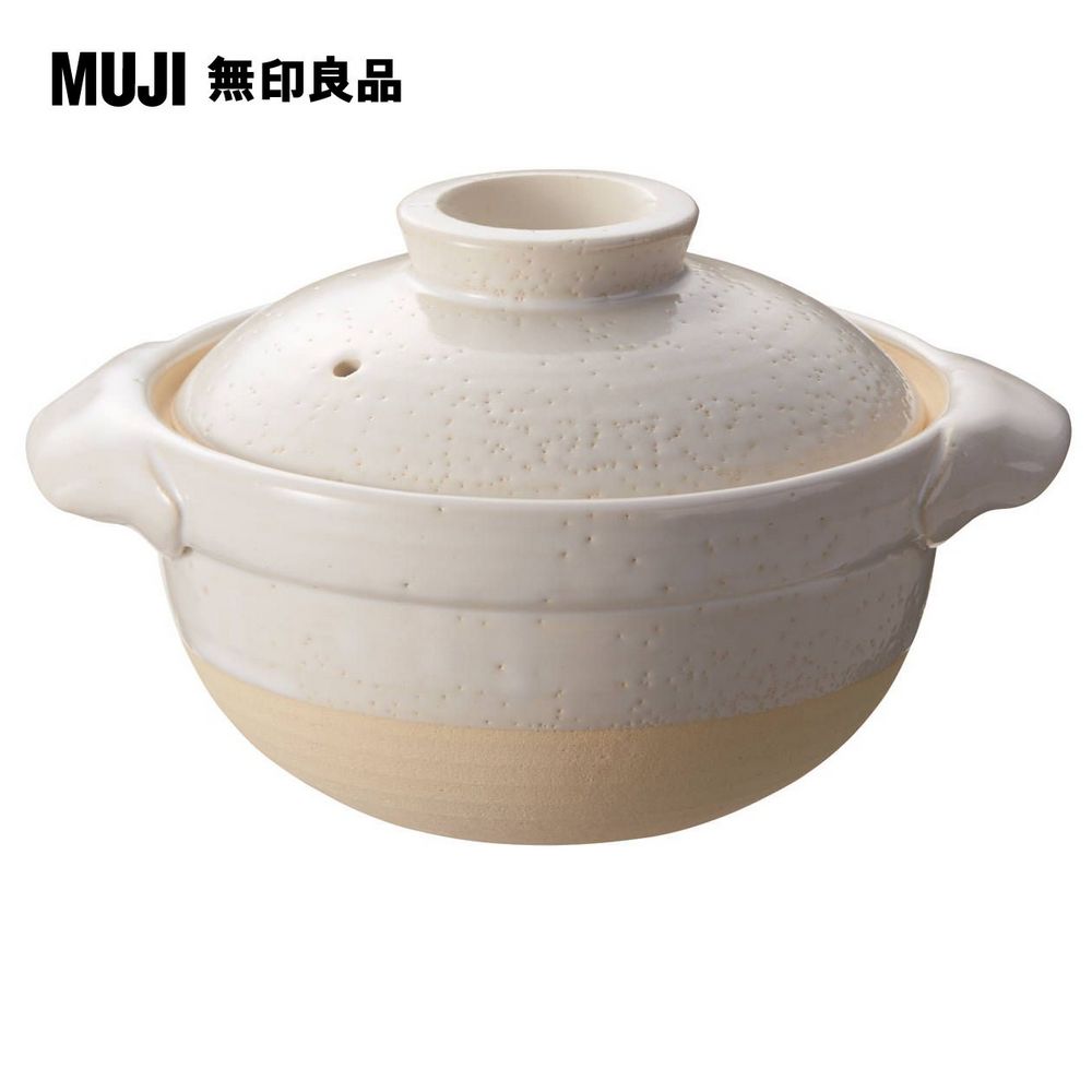 Muji 無印良品 萬古燒單人土鍋 白釉 Pchome 24h購物