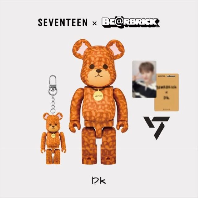 Be@rbrick 庫柏力克熊BE@RBRICK X SEVENTEEN 李知勳WOOZI 400%+100