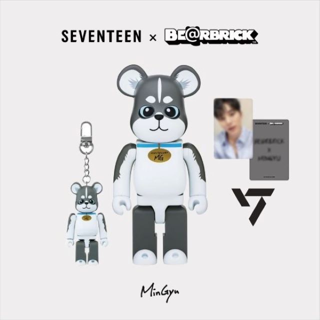Be@rbrick 庫柏力克熊BE@RBRICK X SEVENTEEN 權順榮HOSHI 400%+100