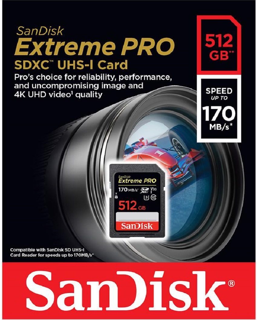 SanDisk ExtremePRO SDXC UHS-I U3 V30 512GB 記憶卡- PChome 24h購物