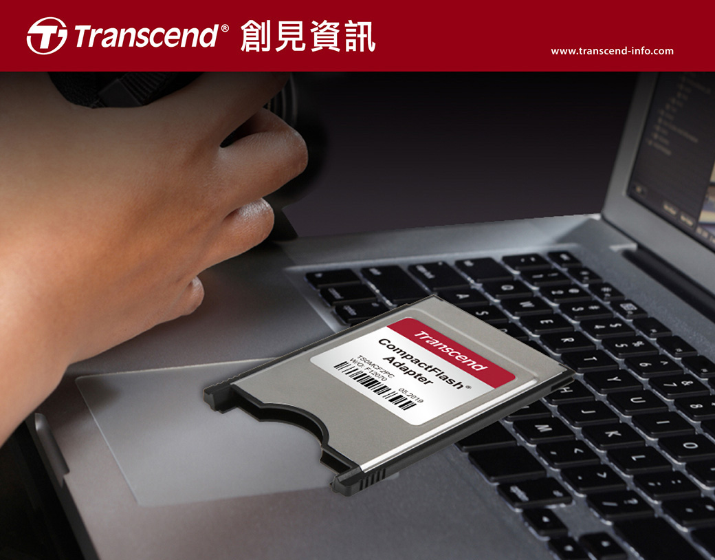 Transcend 創見 CF卡轉PCMCIA 轉接卡-50-pin轉68-pin(TS0MCF2PC) - PChome 24h購物