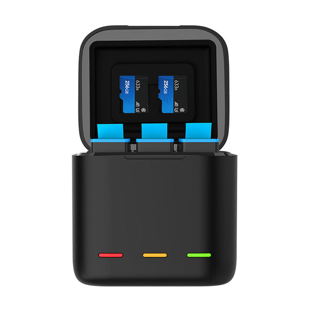 Telesin Gopro Hero9 收納式三槽充電器座充副廠 Pchome 24h購物