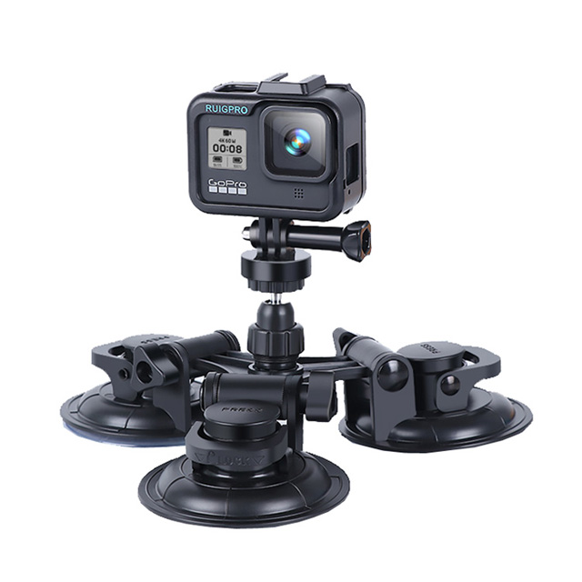 頂級運動相機強力車用固定架車載吸盤副廠gopro 大疆小米手機 Pchome 24h購物