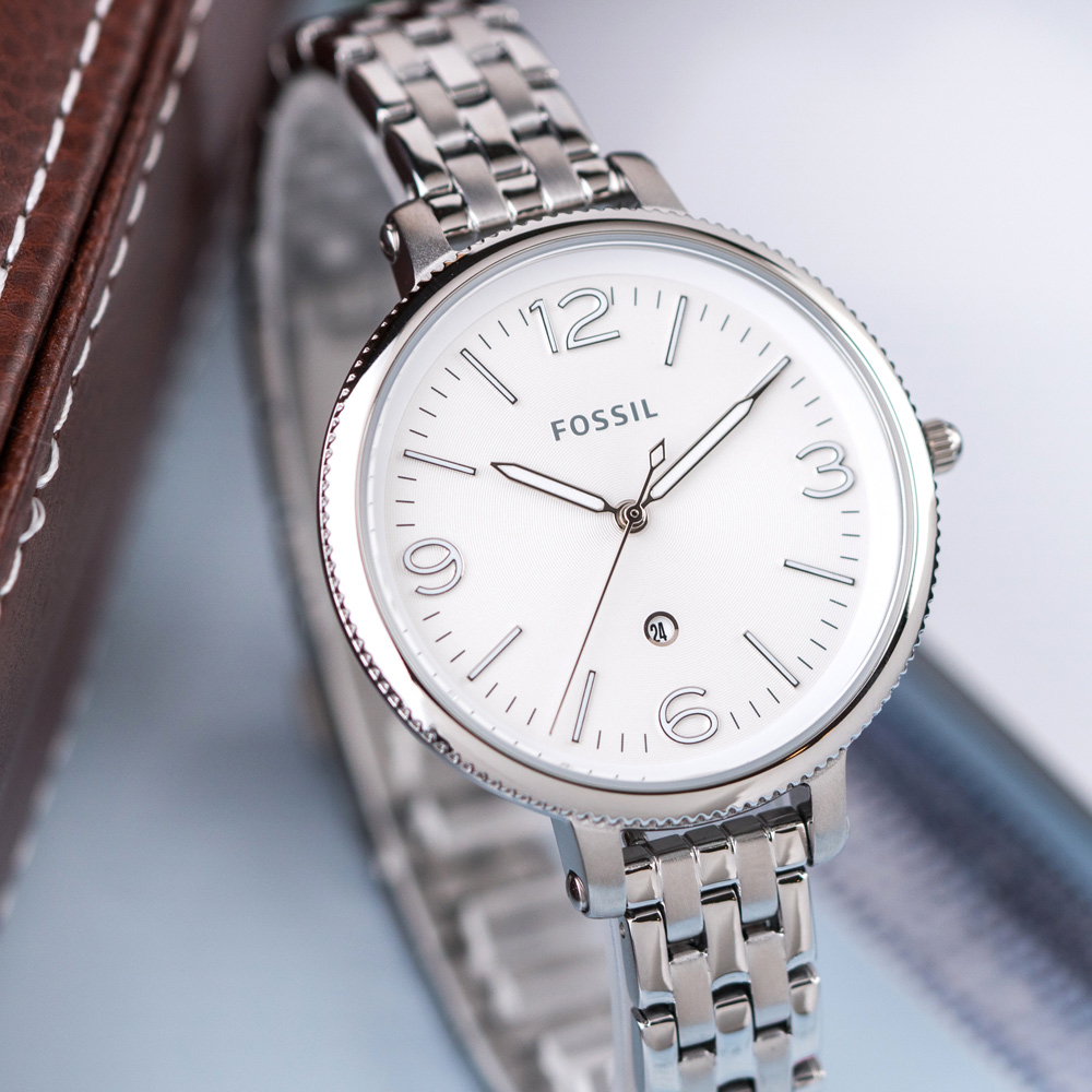 FOSSIL】公司貨Monroe 經典簡約時尚不鏽鋼 