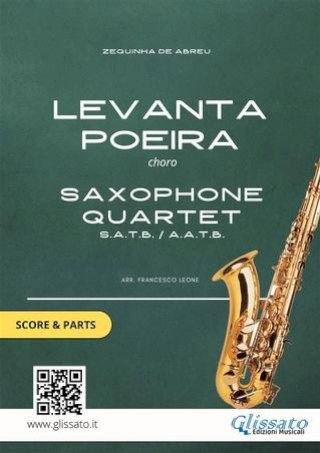 Saxophone Quartet arrangement: Levanta Poeira by Z. De Abreu (score and parts)(Kobo/電子書)