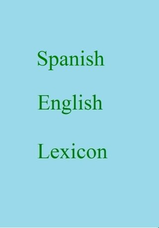 Spanish English Lexicon(Kobo/電子書)