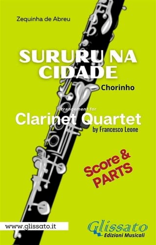 Clarinet Quartet sheet music: Sururu na Cidade (score &amp; parts)(Kobo/電子書)