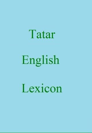 Tatar English Lexicon(Kobo/電子書)
