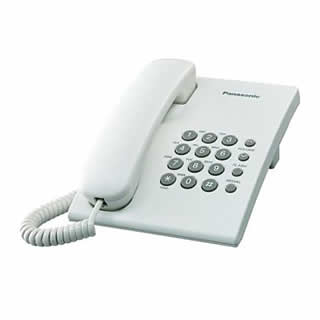 停電可用國際牌經典款有線電話KX-TS500(白色)∥末碼重撥功能∥貼心壁掛設計∥暫時複頻撥號∥馬來西亞製
