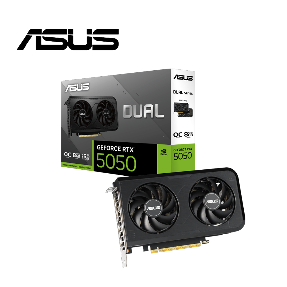 ASUS 華碩Dual GeForce RTX 5070 12GB GDDR7 OC 顯示卡- PChome 24h購物