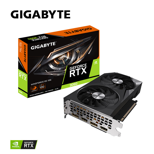【顯卡+主機板】技嘉 RTX 3060 WINDFORCE OC 12G 顯示卡 + 技嘉 B650EM FORCE WF6E 主機板