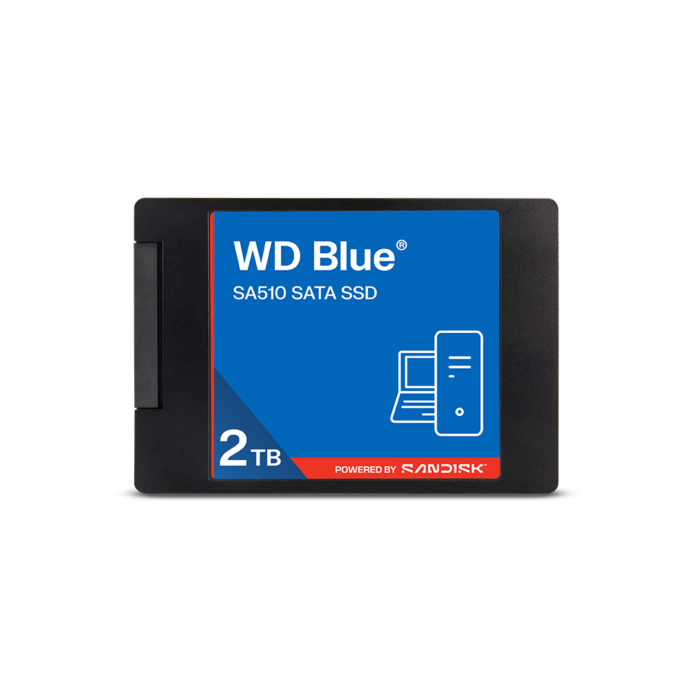 WD 威騰Blue藍標SA510 1TB 2.5吋SATA SSD固態硬碟(WDS100T3B0A