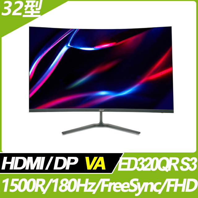 ACER 宏碁ED270 Z 曲面電競螢幕(27型/FHD/280Hz/1ms/VA) - PChome 24h購物