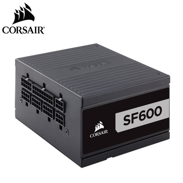 Corsair海盜船 SF系列 SF600/80 Plus 白金牌/全模組/600W/7年保