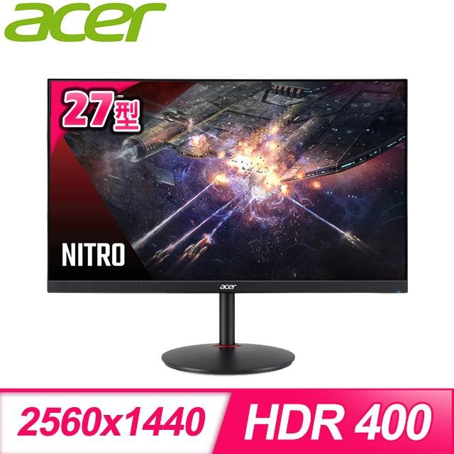 【南紡購物中心】 ACER 宏碁 XV272U V 27型 170Hz 2K電競螢幕