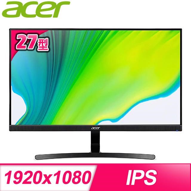 【南紡購物中心】 ACER 宏碁 K273 27型 IPS 電腦螢幕