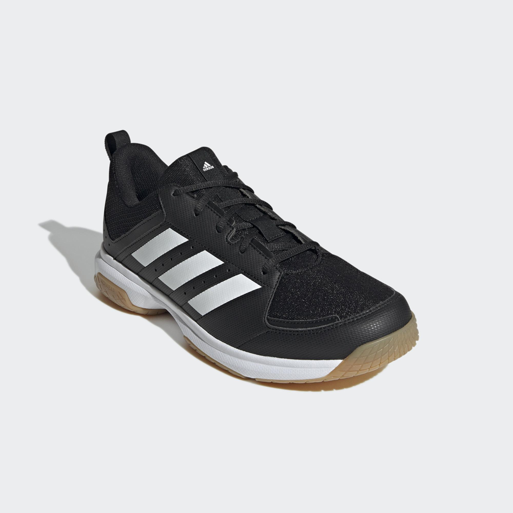 adidas 愛迪達】LIGRA 7 男室內運動鞋黑+白底穿著舒適網材鞋面搭配結構感飾面(FZ4658) - PChome 24h購物