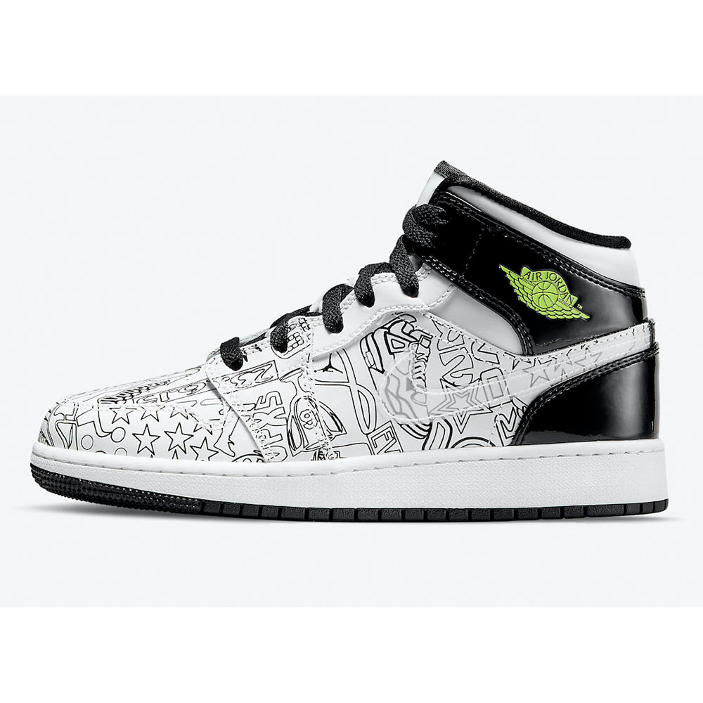 air jordan 1 mid se gs sneakers