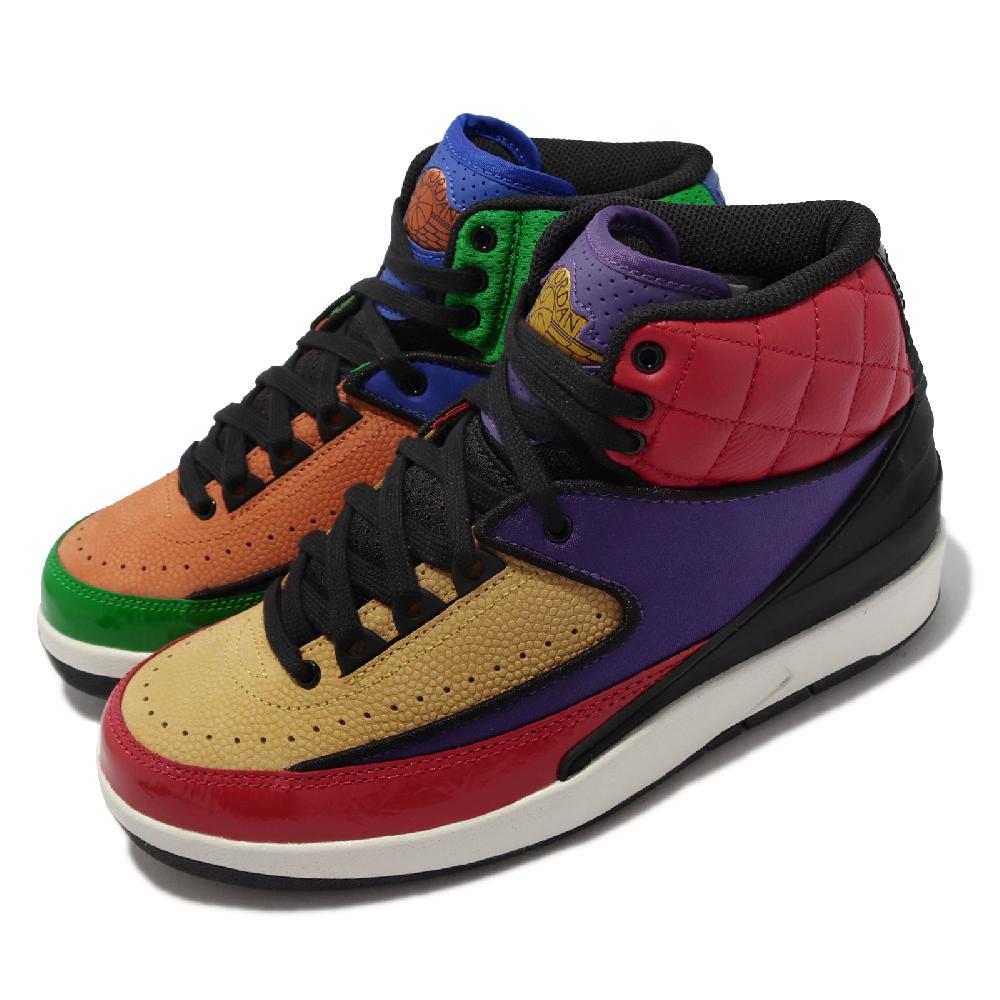 Nike 休閒鞋Air Jordan 2 Retro 女鞋海外限定經典喬丹鴛鴦異材質拼接彩CT6244-600 - PChome 24h購物