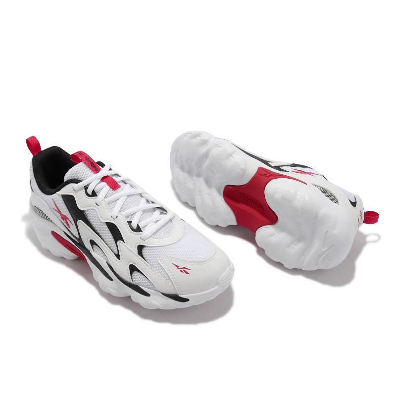 Reebok 慢跑鞋DMX Series 1000 男鞋輕量透氣復古造型球鞋穿搭白黑DV8748 - PChome 24h購物