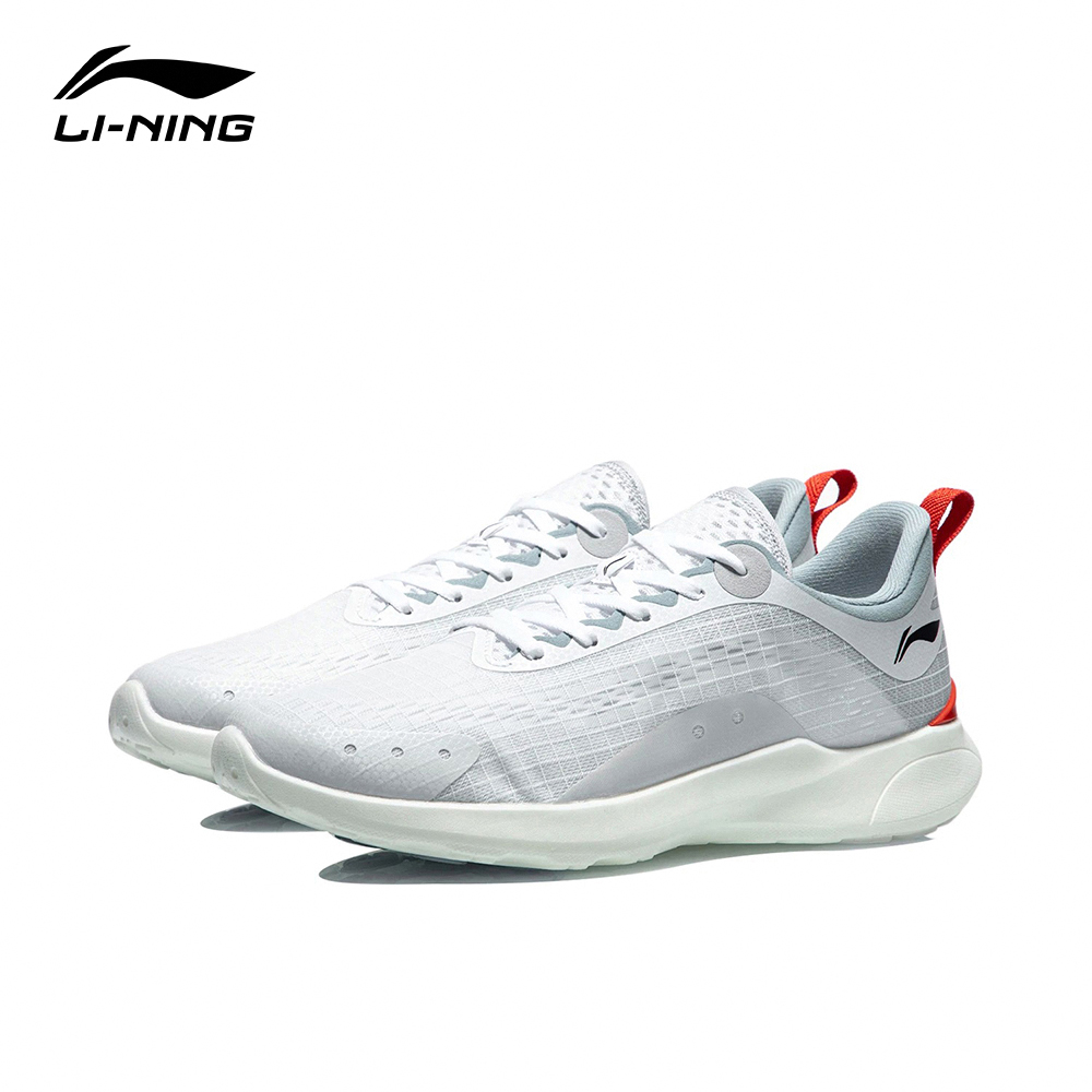 Li Ning 李寧輕逸輕質跑鞋標準白 勿忘草藍arbr001 1 Pchome 24h購物