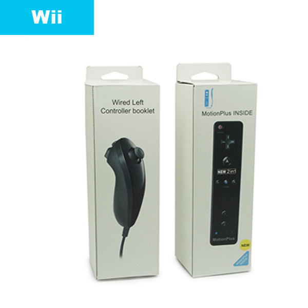 Wii Wii Wii U無線控制器左右手把 副廠 黑 Pchome 24h購物