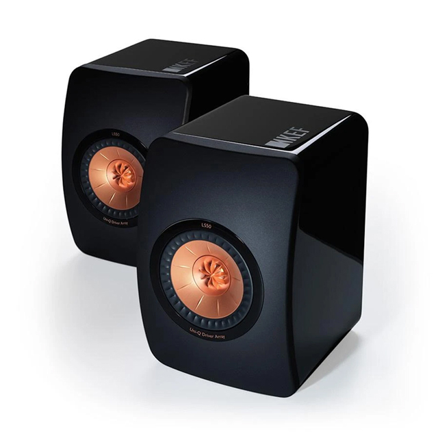 英國 KEF LS50 小型監聽揚聲器 經典黑公司貨(一對)